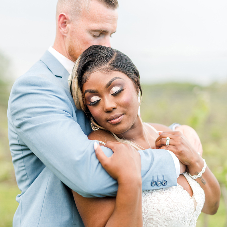 Wedding at Saltwater Vineyard: 
Shaniya and John: Sneak Peek